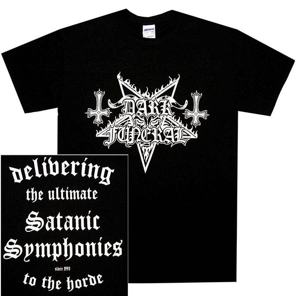 

dark funeral сатанинская симфонии s m l xl xxl 3xl black metal officl забавные рубашки повседневный brand tee балахон дизайнеров футболки то