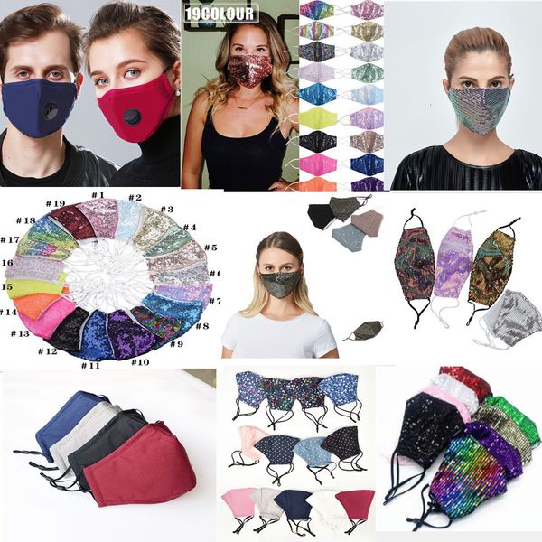 

sequin face mask rhinestone reusable face washable masks kids cotton face mask sublimation anti-dust protectiv