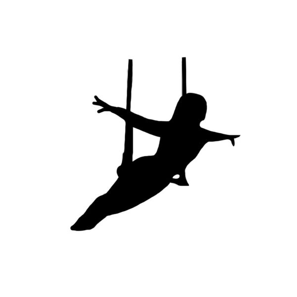 

13*13.4 coolest gymnastics decor car sticker vinyl extreme movement c16-2274