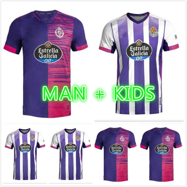 

2020 2021 real valladolid camiseta de futbol 20 20 enes unal oscar plano soccer jersey javi moyano sergi guardiola home men kids kits, Black;yellow