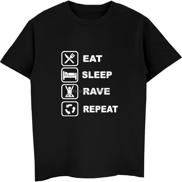 

new eat sleep rave repeat fashion short sleeve funny dj hip hop tshirt harajuku streetwear fitness hooded sweatshirt hoodie men t shirt