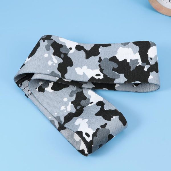 

resistance bands 1pc latex skid hip elastic band anti-broken for exercise workout gym size (camouflage grey)
