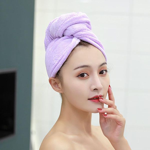 

coral velvet dry hair towel quick drying hair cap shower cap super absorbent japanese style bear button bathroom accessories h bbyjyt