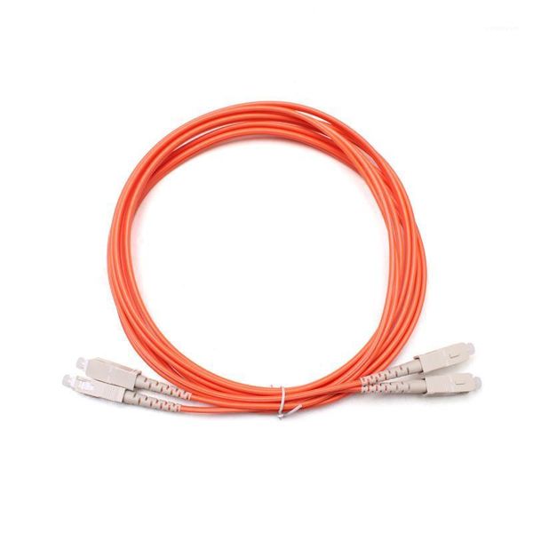 

fiber optic equipment 50 pair patch cord sc pc upc multimode duplex mm om1 62.5/125 dx 1 3 5 10 20 100m meters ftth wholesale custom made1