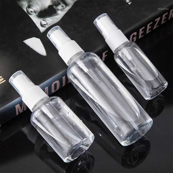 

storage bottles & jars 4 pack 100ml spray fine mist transparent empty plastic refillable1