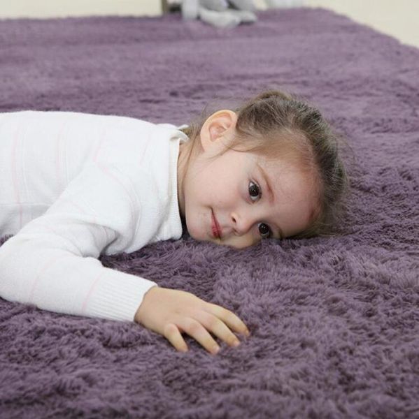 

indoor area rugs living room bedroom rectangle soft carpets modern shaggy children rugs anti-slip backed home decorate rug