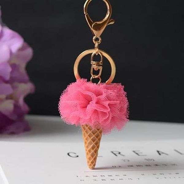 

fashion style selling ice shape with flower ball key chain pendant for women bag jewelry accessories eh773 h bbyzpd, Silver