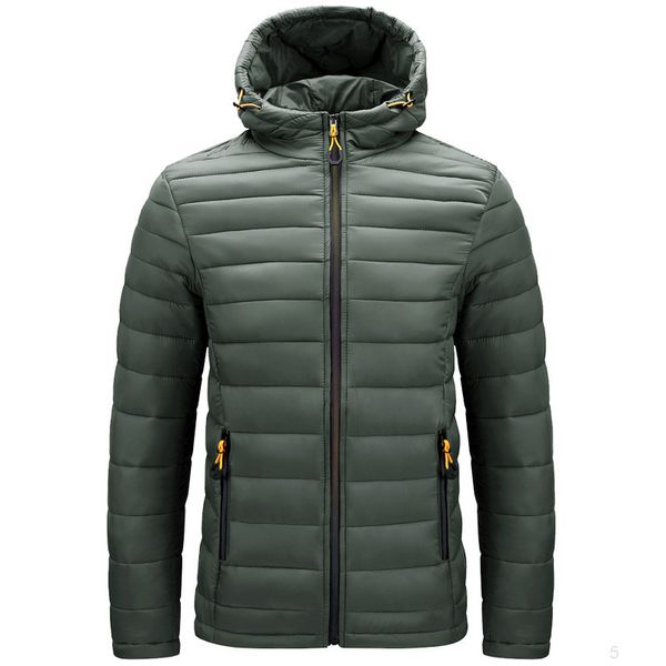

men's winter warm outdoor down jacket fashion 71p9ab, Black