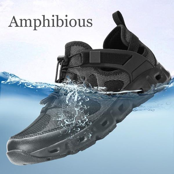 

amphibious men's outdoor summer tactical water aqua shoes sneakes for trail hiking trekking shoes sneakers man