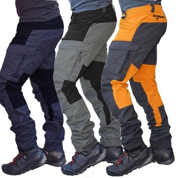 

cargo pants mens casual working pants fashion pantalon homme streetwear trousers 2020 new outdoor work size s~3xl1, Black