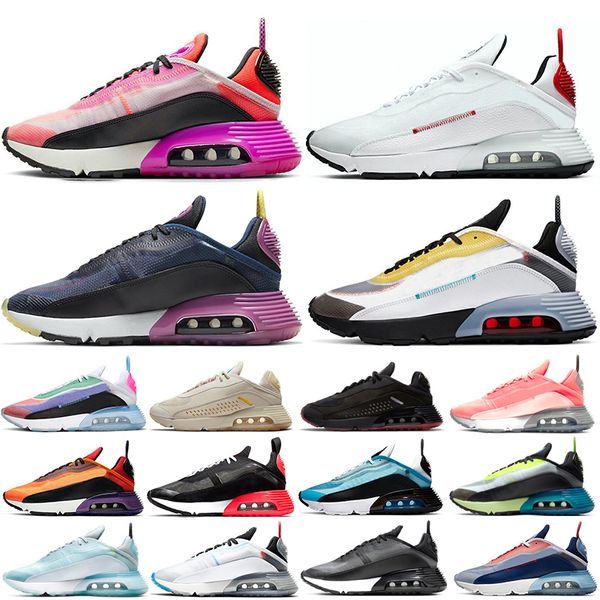 

running shoes for men 2090 pure platinum women be true fire bred triple black white yellow mens sports trainers sneakers size 36-45