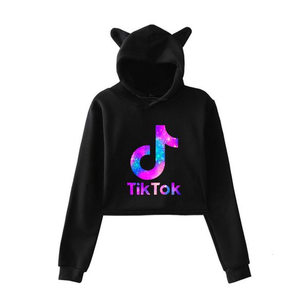 

2019 new tik tok tiktok fashion cat's ear, Black