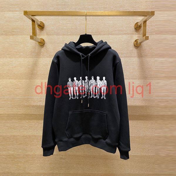 

2020 men hoodie men women hip hop long sleeve hoodie men fashion printed sweatshirt size xs, Black