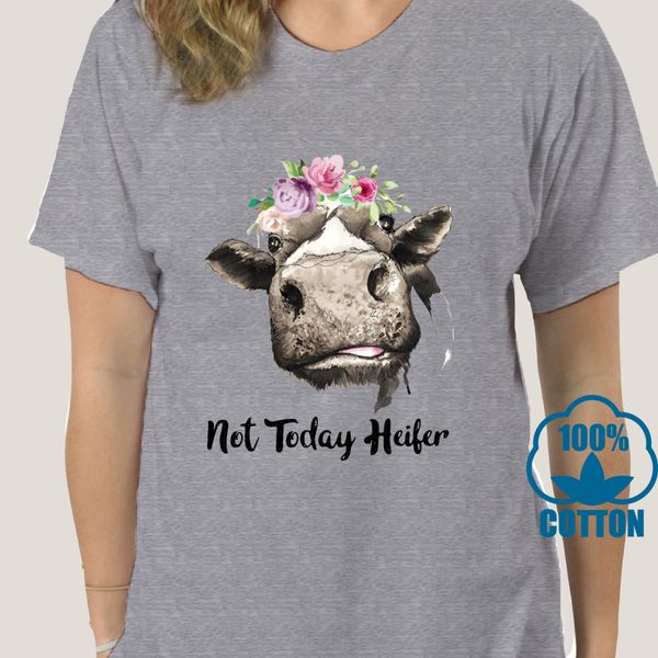 

3544a cute cow not today heifer funny gift farmer us trend cartoon men new sport hooded sweatshirt hoodie t shirt
