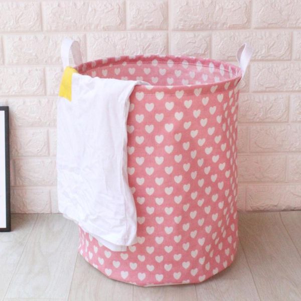 

сумки сердца компактный хранения хлопка linen desktop small cute таблица sundries корзина водонепроницаемый ювелирные изделия косметическая