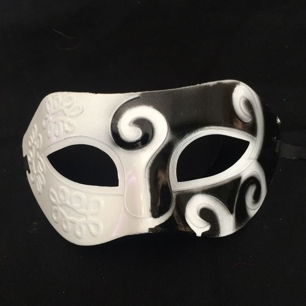 

masquerade gladiator halloween party facial retro mask roman venetian dance party mask men mask assorted colour