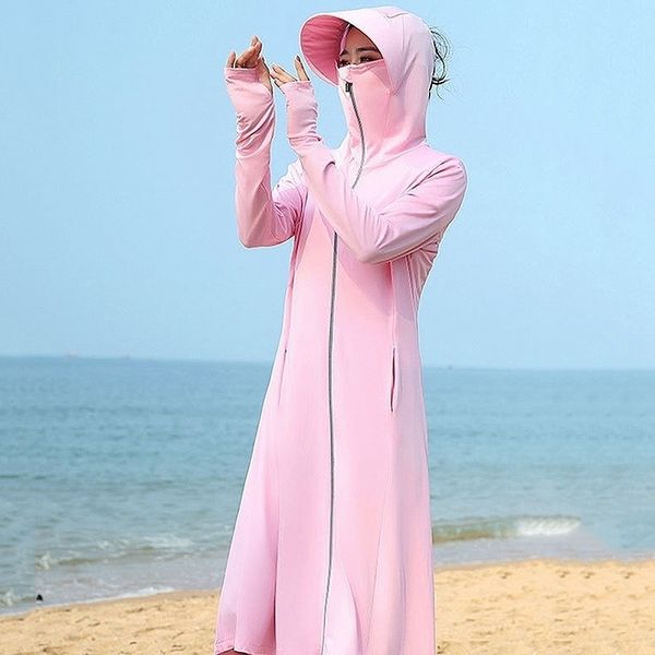 

women sun protection hats sunscreen caps ponytail hat ladies summer sun hat uv protection clothing shirt cover beach outwear t200602, Blue;gray