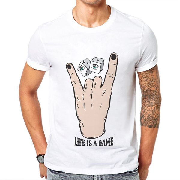 

men's clothes life is a game design trend o neck short sleeve handsome funny gesture eyes mens sport hooded sweatshirt hoodie men t shi