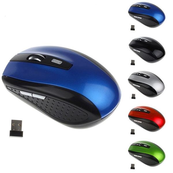 

2.4ghz usb optical wireless mouse usb receiver mouse smart sleep energy-saving mice for computer tablet pc lapdesktop