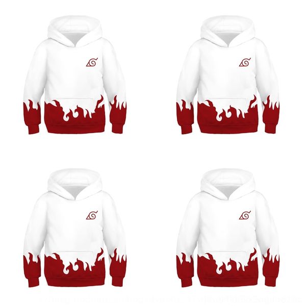 

q3jh1 naruto four generation eye eye fire shadow cape 3d animation for sweater naruto four generation cloak cloak children fire shadow cape, Black