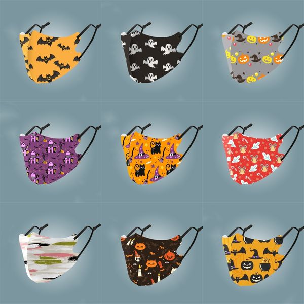 

face masks supplies dustproof print mask universal for men and women#345, Black