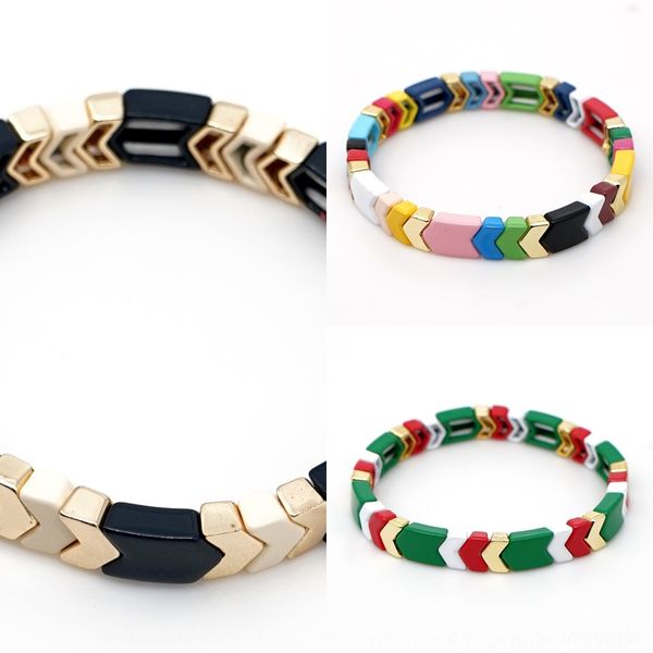 

ibzdo small design creative jewelry zinc alloy jewel bracelet braceletbracelet braceletpaint color small string hand braceletwomen ins hand, Golden;silver