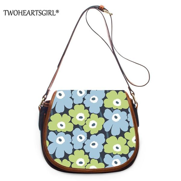 

twoheartsgirl poppy nordic flowers women handbags cartoon flower flap crossbody bag cute small shoulder bags adjustable