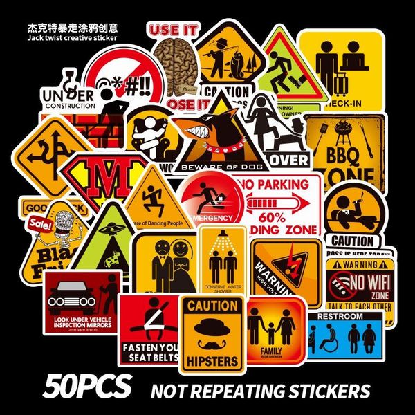 

запрет знаки напоминание наклейка для ноутбука скейтборда для багажа водонепроницаемого граффити больнее к diy легковых автомобилей furnitur