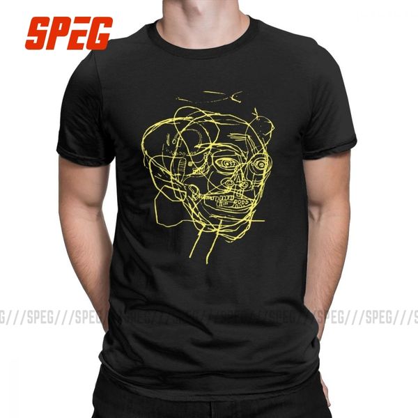 

спорт vintage баския картины t-shirt мужчины o шеи хлопка t shirt рыночная галерея с коротким рукавом тис плюс размер одежды