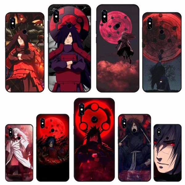 

the mobile phone case of naruto uchiha madara is redmi 4x5 plus 6a 77a 8 mi8 8lite 9 note 4578 pro