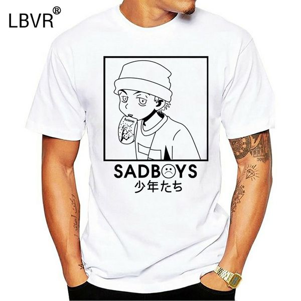 

2019 fashion sad boys japanese sad face yung lean aesthetic tees hoodie designers t shirts sweatshirt