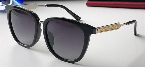 

new fashion design sunglasses 0073sk cat-eye frame simple and popular style uv 400 outdoor protective glasses with glasses case, White;black