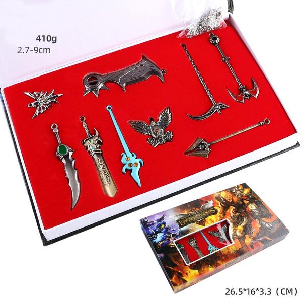 

game lol keychains league of legend weapon keychain hero league rank keyring key llaveros jewelry for fans holder