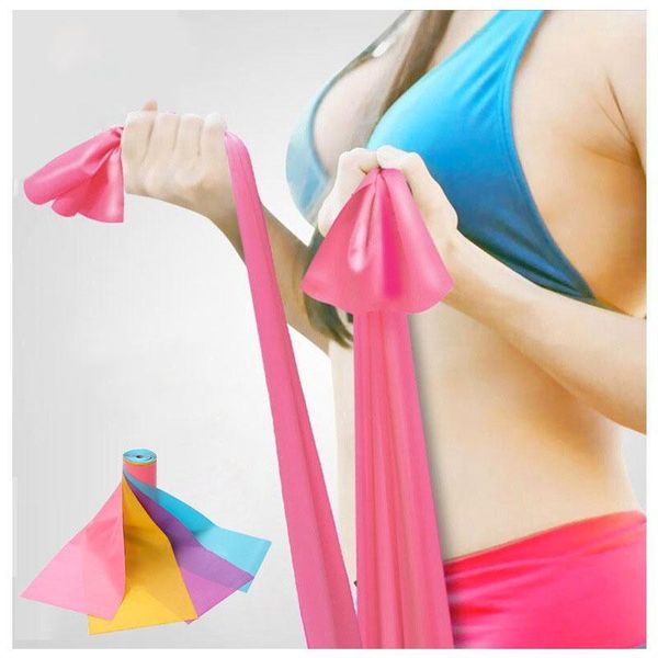 

resistance bands gym elastic fitness training muscle workout rubber loop yoga sports pilates crossfit strengthen stretching band1