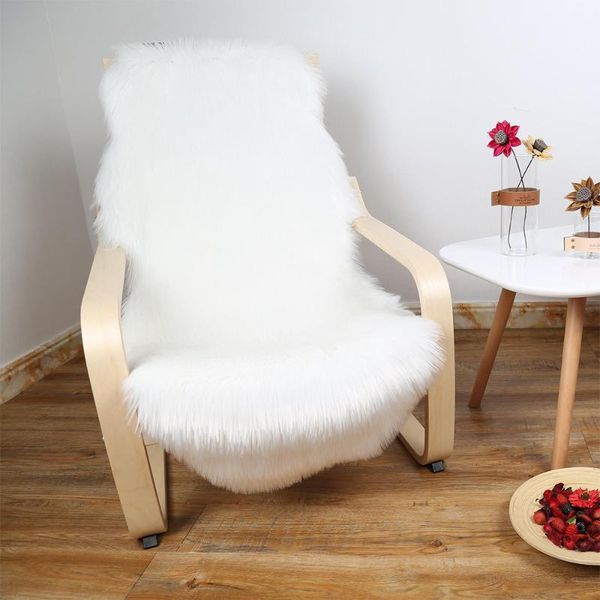 

soft sheepskin rug carpet indoor modern silky fur rugs living room bedroom decor winter warm floor mat children rug carpetsnew1