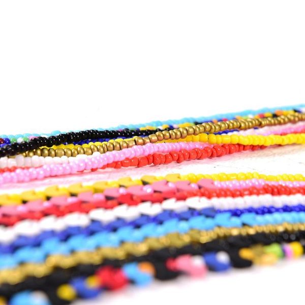 

2021 chic trendy colorful rice beads mask chain holder necklace bijoux femme fashion women sunglasses chain h jllwks