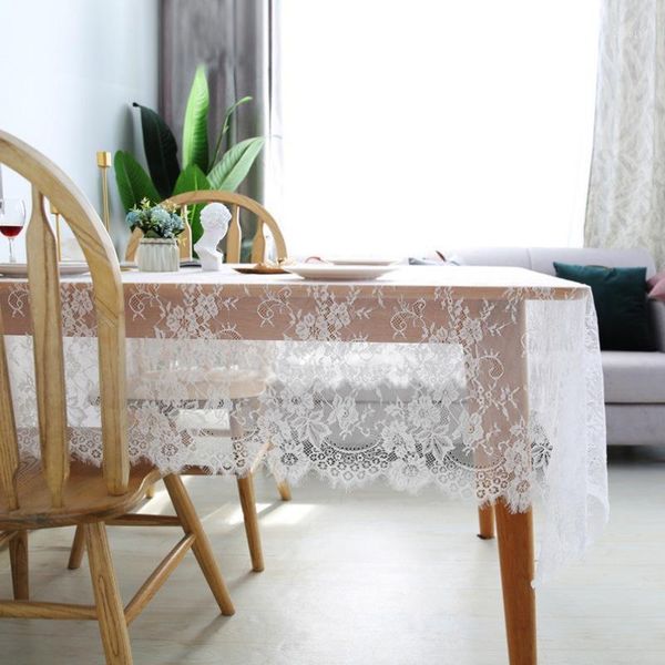 

translucent lace tablecloth white soft lace tablecloth pastoral style1
