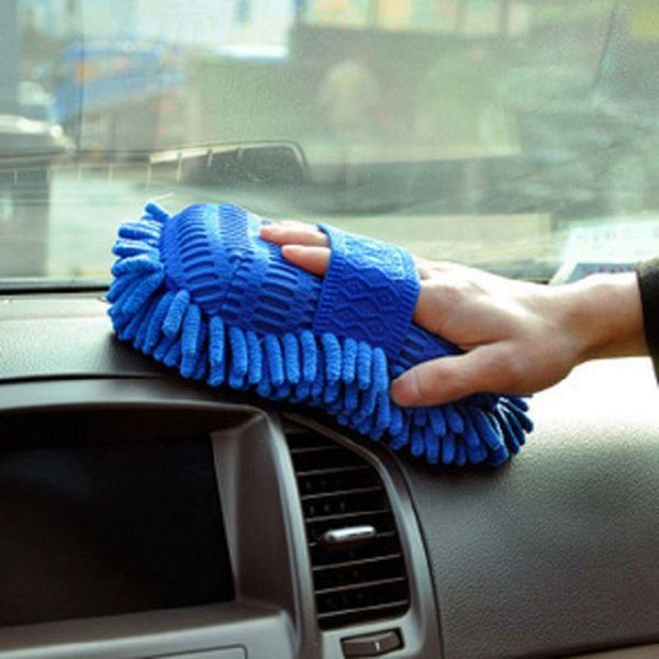 

leepee car window body washing gloves car washer accessories car cleaning sponge soft microfiber chenille washing tools h jllcwb