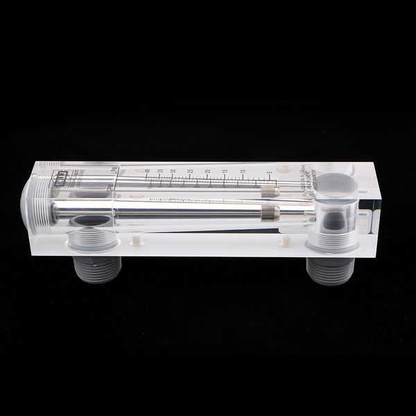 

lzm-15 plexiglass pipe panel mount type acrylic flowmeter water flow meter 1-10gpm