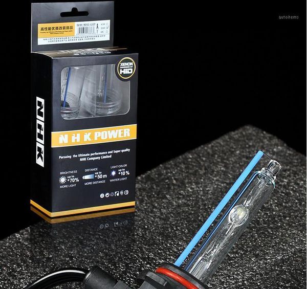 

2pcs ac 35w h1 hid xenon kit bulb lamp 6000k 4300k for nhkcar headlight fast start xenon bulb yellow power car styling1