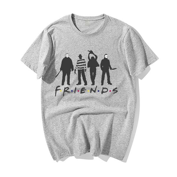 

horror movie jason clown saw halloween friends men's tshirt summer short sleeve harajuku tees sport hooded sweatshirt hoodie men t shir