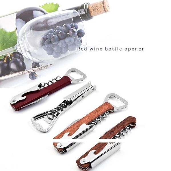 

multi wine screw stainless steel cork function bottle opener knife pulltap double hinged corkscrew christmas gifts dhd46 79pl