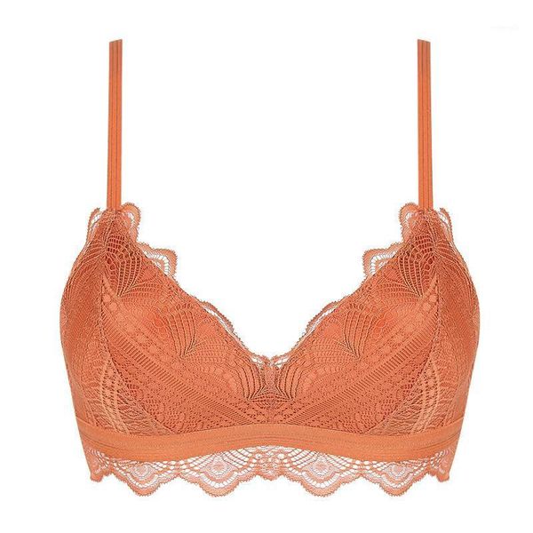 

2019 new bra lace underwear set deep v gather breast augmentation bra1, Red;black