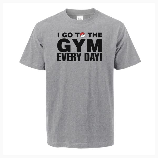

i go to the gym every day game funny japan anime casual new summer hip hop fashion mens tees hooded sweatshirt hoodie men t shirt