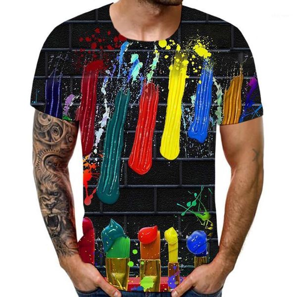 

summer t-shirt casual harajuku mens fashion printing tees shirt short sleeve t-shirt blouse plus size streetwear1, White;black