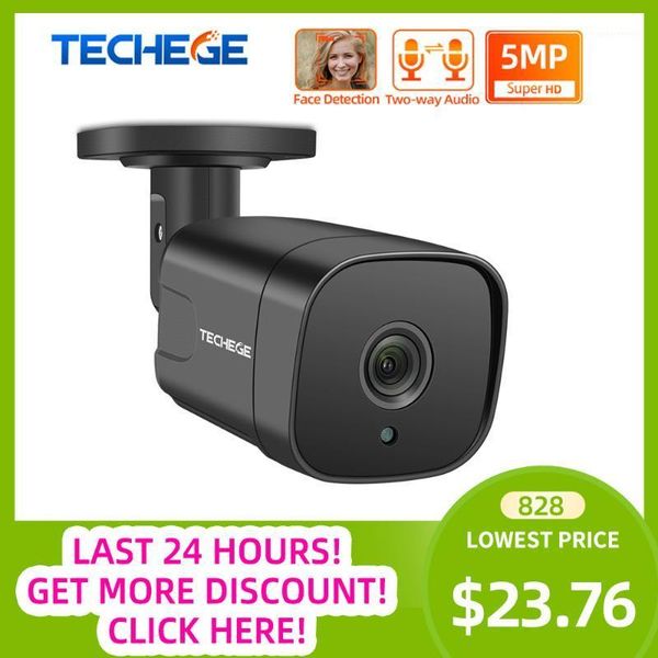 

mini cameras techege 12v audio security ip camera poe super hd 5mp onvif outdoor waterproof cctv video surveillance home for nvr1