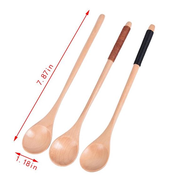 

wooden spoon bamboo soup teaspoon catering kids spoon kitchenware for rice soup kitchen cooking utensil tool h bbykrl