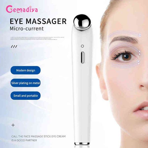 

face care devices steamereye massager pen electric anti wrinkle around facial massage band aging dark circles and bags skin eye beauty 22022