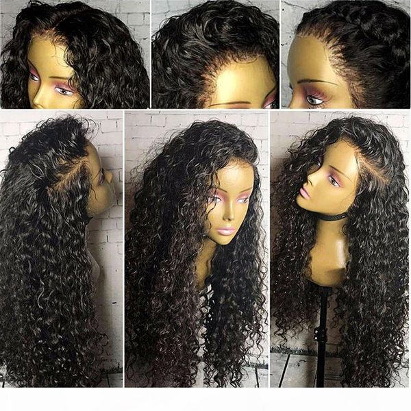 

cassie hair new product 360 lace frontal human hair curly wigs afro kinky curly full lace wig lace front wig with baby hair ing, Black;brown