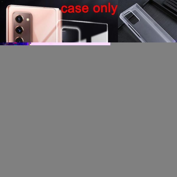 

frosted protective shockproof transparent galaxy hard mobile for samsung z phone 2 5g suitable fold case u9o7